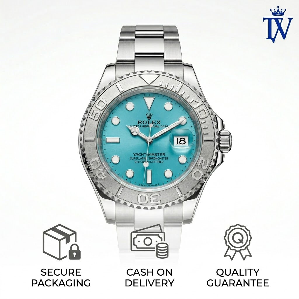 Rolex Yacht-Master 40mm Rhodium Dial Steel Finish - 7A Master Quality