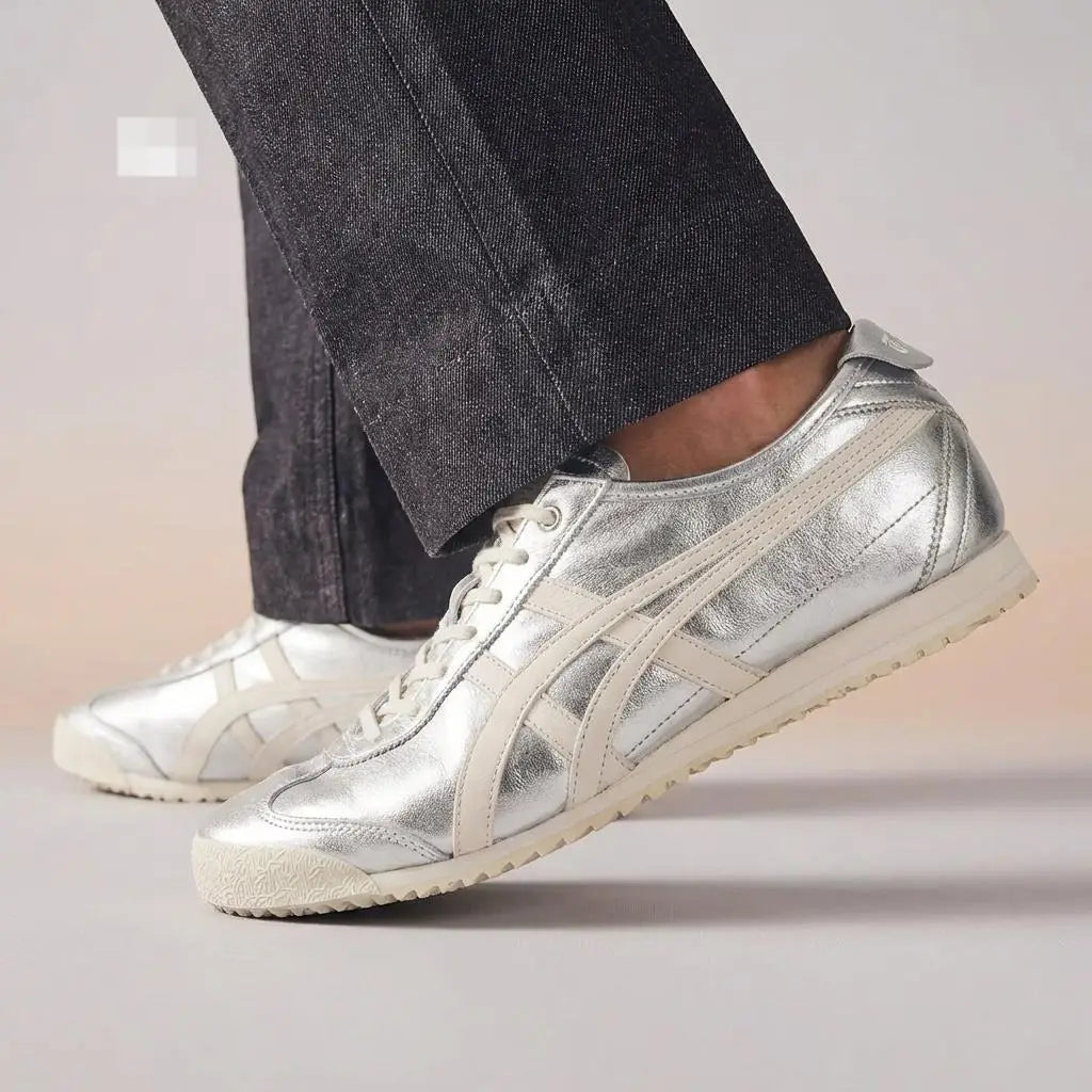 Onitsuk_a Tiger Mexico 66 SD Pure Silver Cream 7A Premium Sneakers D-2077
