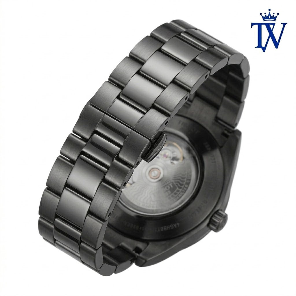 Tissot Full Black Watch Lifestyle Wrist Shot