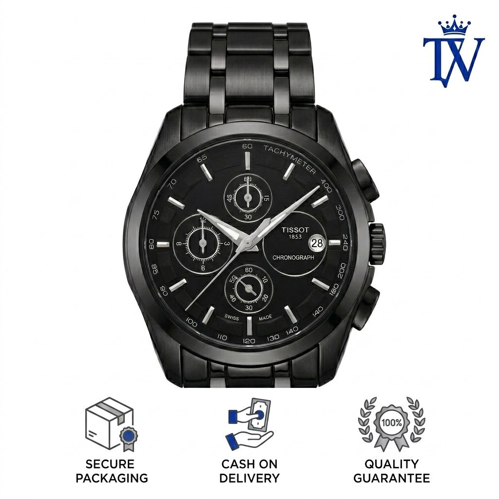 Tissot 1853 Stainless Steel Chain Strap with Deployment Buckle Detail