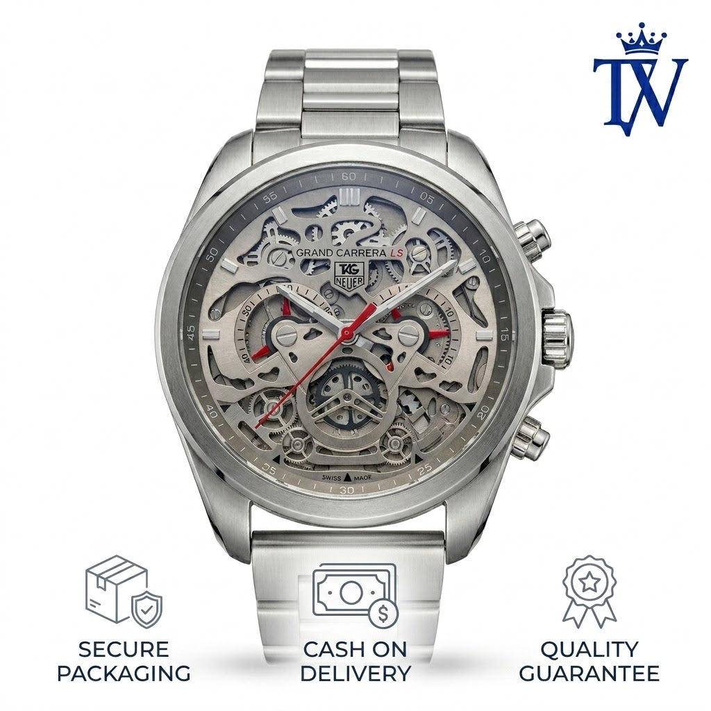 TAG Heuer Grand Carrera CR7 Chronograph Men's Watch Front View Master Quality