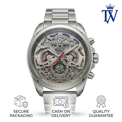 TAG Heuer Grand Carrera CR7 Chronograph Men's Watch Front View Master Quality