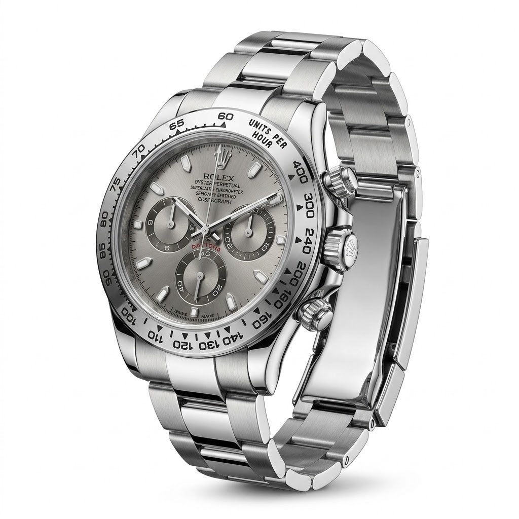 Rolex Daytona 116509 Engraved Tachymeter Scale Bezel Close-up