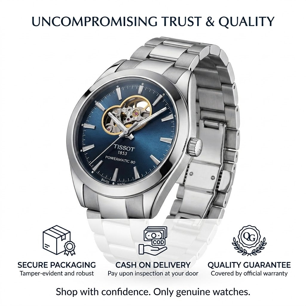 Tissot Open Heart Dial showcasing Internal Automatic Movement Detail