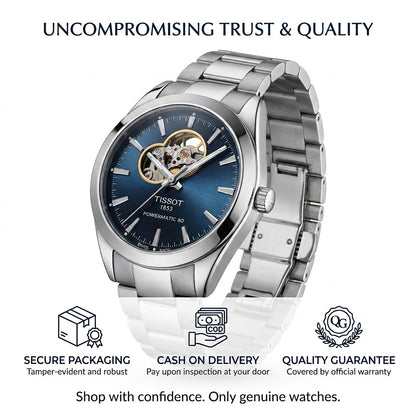Tissot Open Heart Dial showcasing Internal Automatic Movement Detail