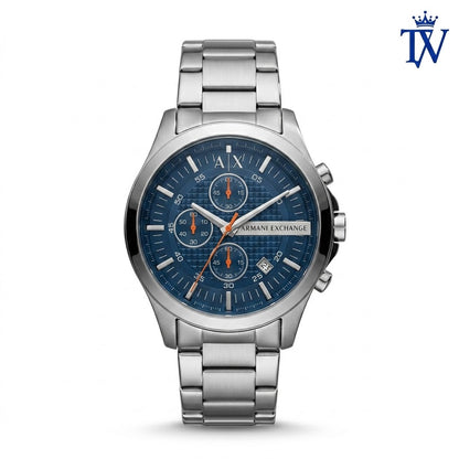 Armani Exchange Hampton AX2155 Blue Dial Men's Watch Front View Master Quality