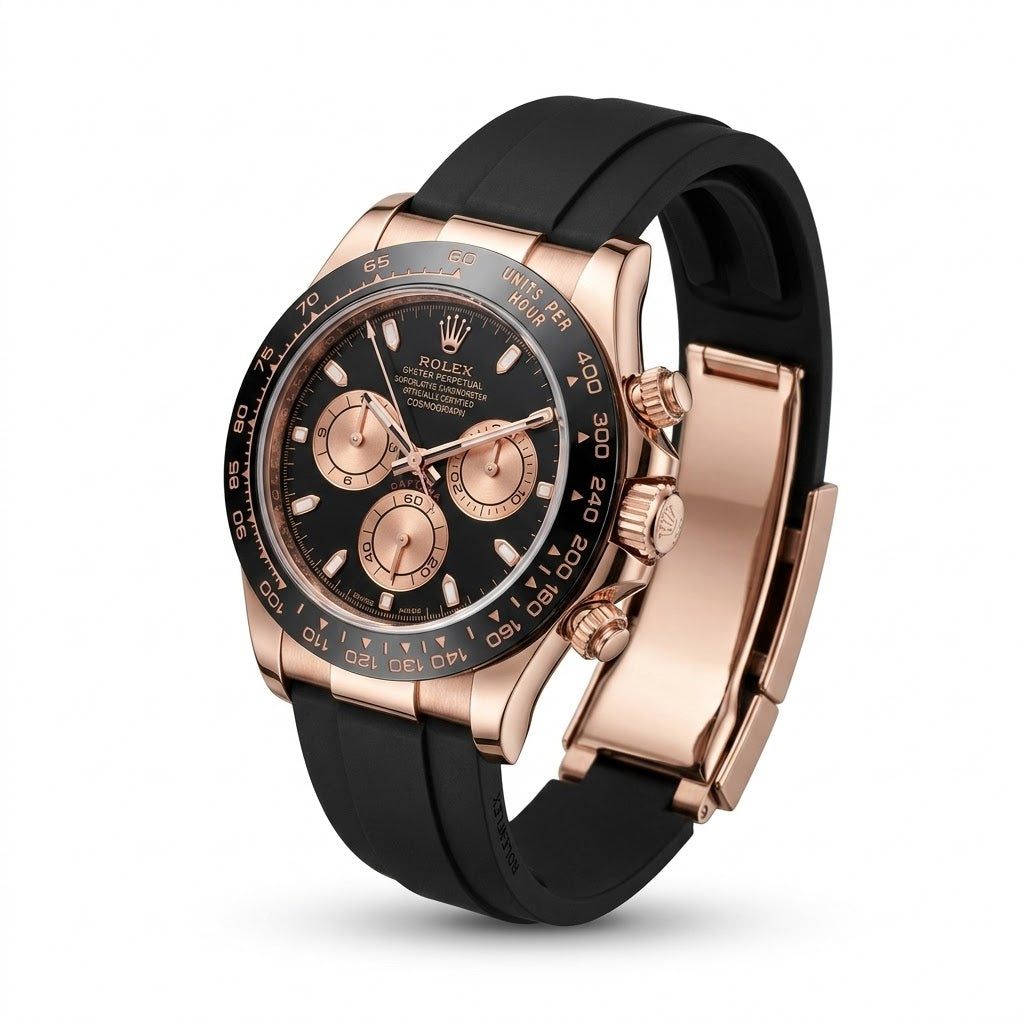 Rolex Daytona 116515LN Rose Gold Dial with Snailed Chronograph Counters