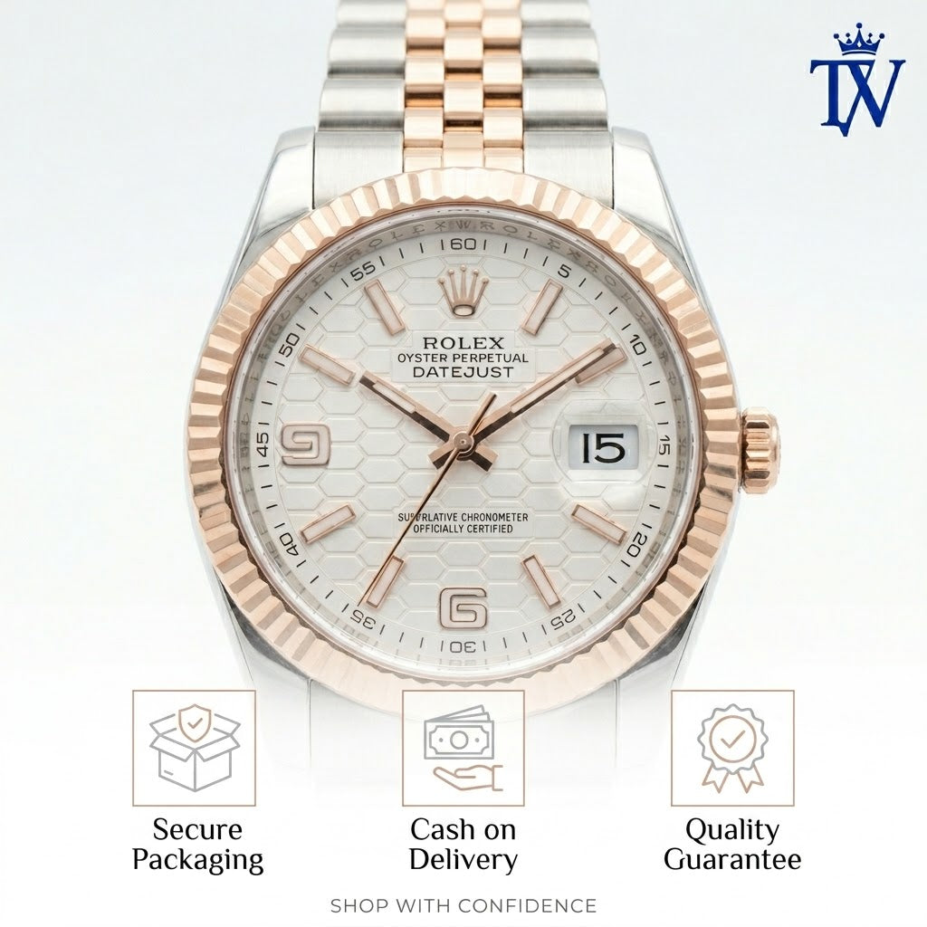 Rolex Solid Stainless Steel Oyster Bracelet and Link Finish Close-up