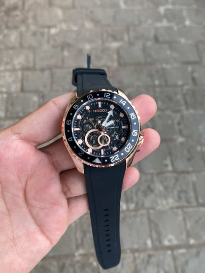 Seiko Automatic black copper