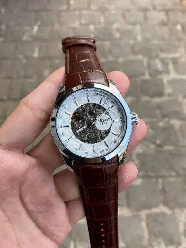TISSOT LEATHER BELT AUTO