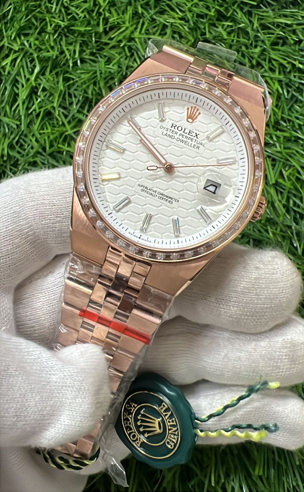 ROLEX DIAMOND ROSE GOLD AUTO