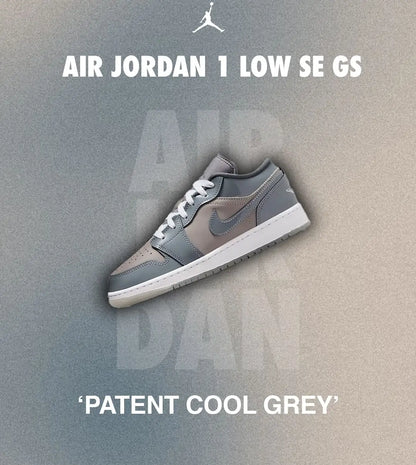 Nike Air Jordan 1 Low SE MEDIUM GREY COOL GREY WHITE