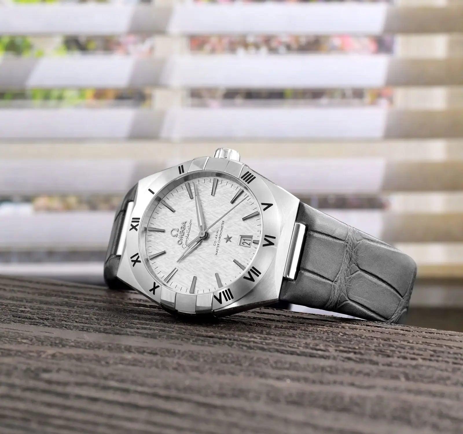 OMEGA LEATHER BELT AUTO
