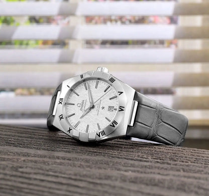 OMEGA LEATHER BELT AUTO