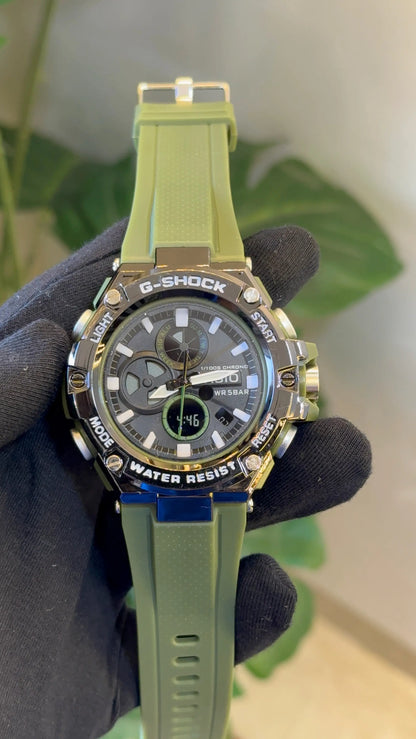 G shock B100 green/black