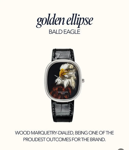 Patek Golden Ellipse Bald Eagle Premium Quartz Watch