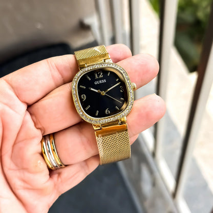 GUESS_LADIES_GOLD_BLACK