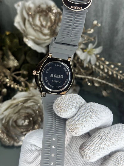 Rado Copper Grey Silicon Strap Premium Watch