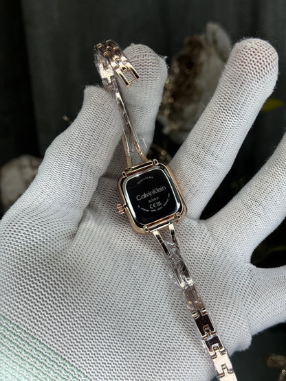 Calvin Klein Rose Gold White Premium Ladies Watch