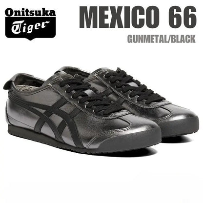 Onitsuka Tiger Mexico 66 Gunmetal Black 7A Premium Sneakers D-2066