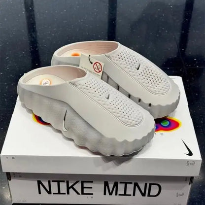 Nikee Mind 001 Mules In Cream Light Bone