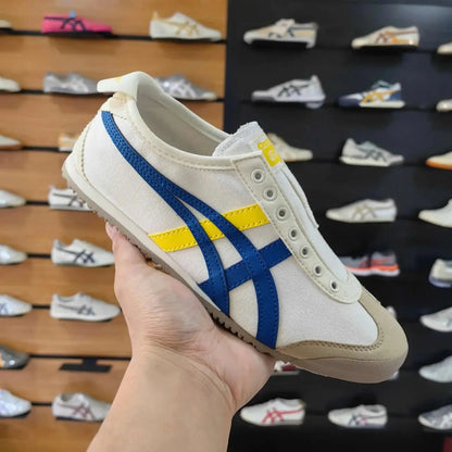 Onitsuka Tiger Mexico 66 Slip-On - BlueYellow  Mens Premium Copy D-1924