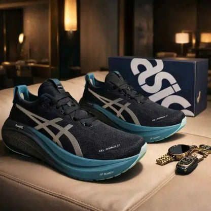 Asics Gel Nimbus 27 BLACK GREEN