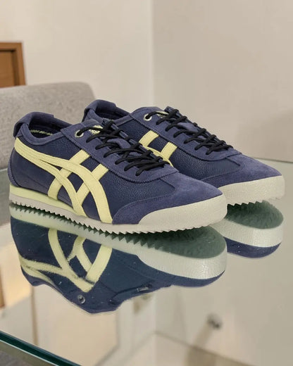 Onitsuka Tiger Mexico 66 SD VIN Peacoat Wheat Yellow 7A Premium Mens Sneakers D-2088