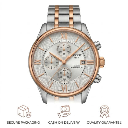 Tissot Chemin Des Tourelles Chronograph Two-Tone Watch | Premium Master Copy