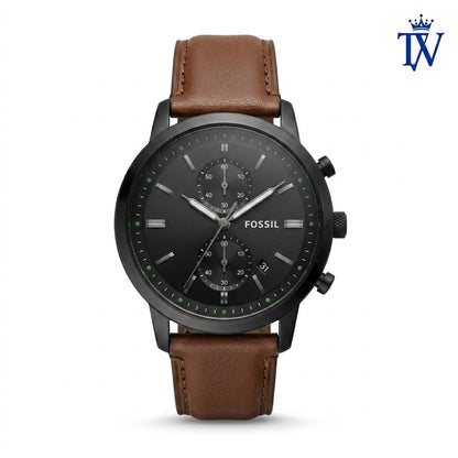 Fossil Townsman FS5437 Chronograph Watch Brown Leather Strap | Premium Master Copy