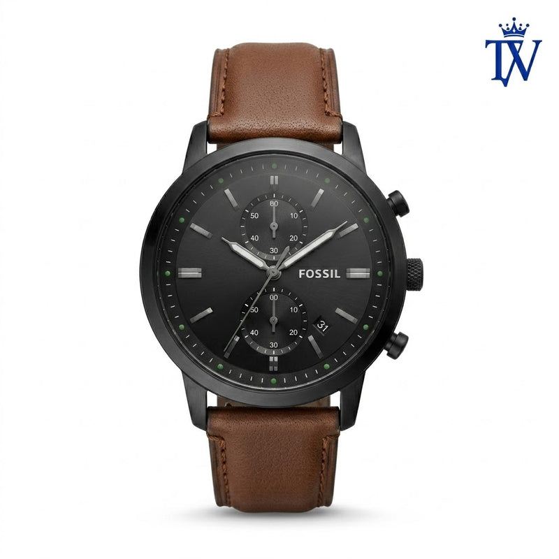 Fossil Townsman FS5437 Chronograph Watch Brown Leather Strap | Premium Master Copy