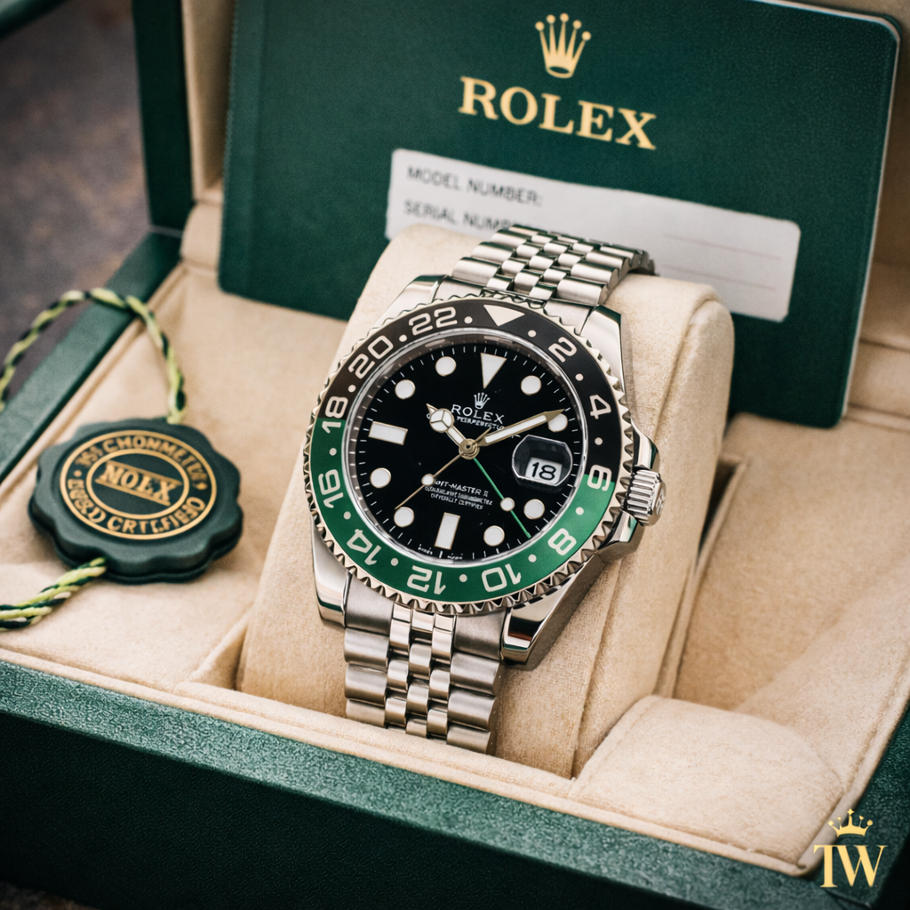 Rolex Premium Green Watch Box and Authentication Card Master Edition India
