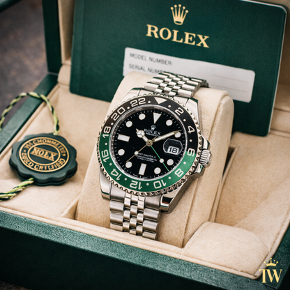 Rolex Premium Green Watch Box and Authentication Card Master Edition India