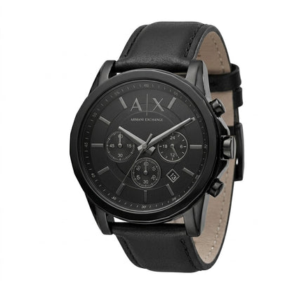 Armani Exchange AX2098 Side Profile with Branded Crown and Pushers