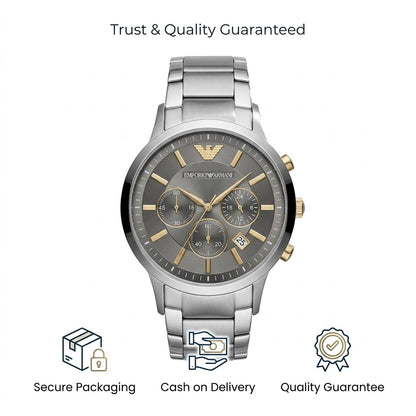 Armani Luxury Watch Box and Authentication Booklet Master Quality