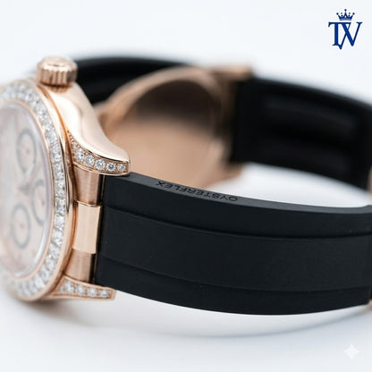 Copper Chronograph Watch Side View
