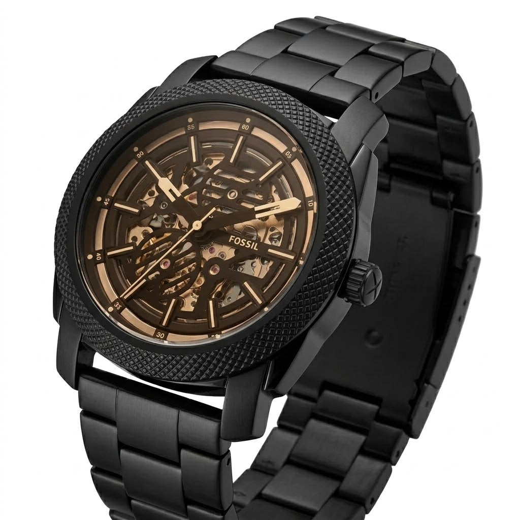 Fossil ME3253 Back Open View showing Mechanical Automatic Movement