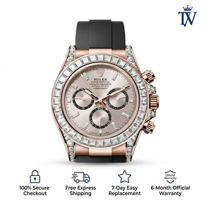 Rolex Inspired Copper Watch Detail