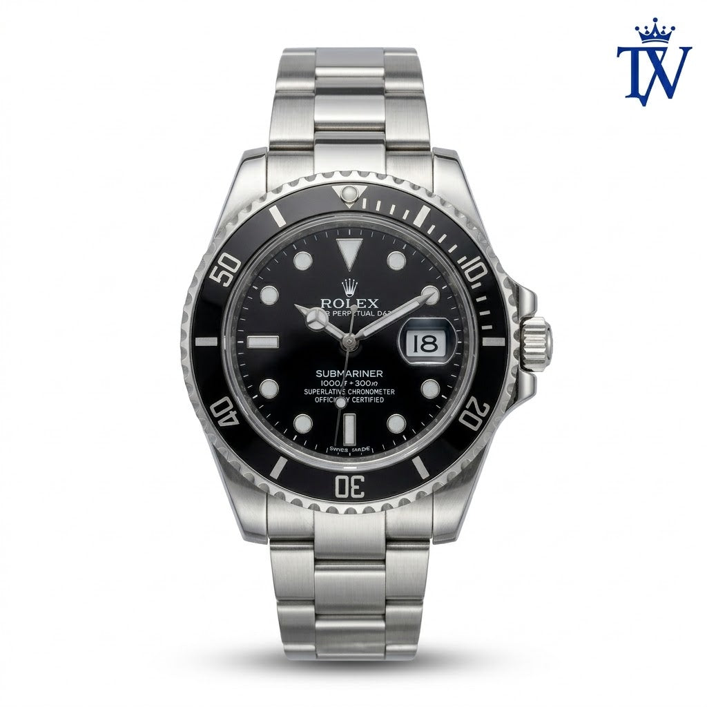 Rolex Submariner 126610LN Stainless Steel Black Dial Watch Front View