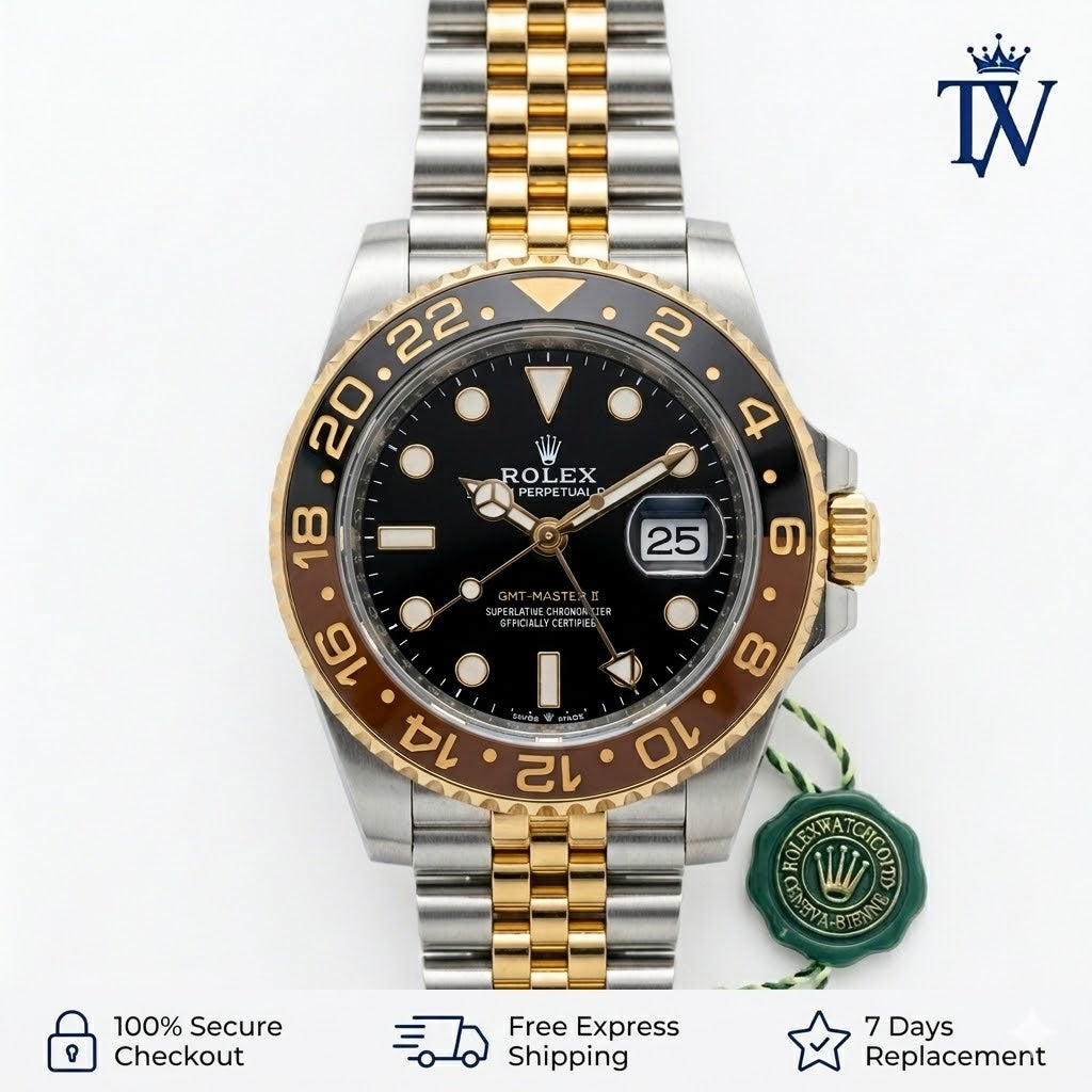 Rolex Two-Tone Oyster Bracelet Detail