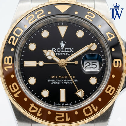 Rolex Watch Luminous Dial Display in Dark