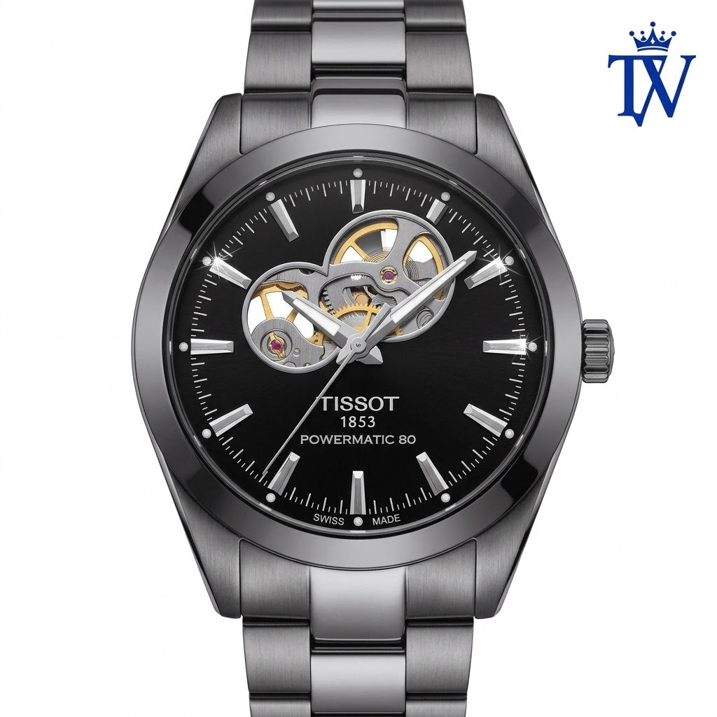 Tissot Watch Side Profile Showing Crown Detail