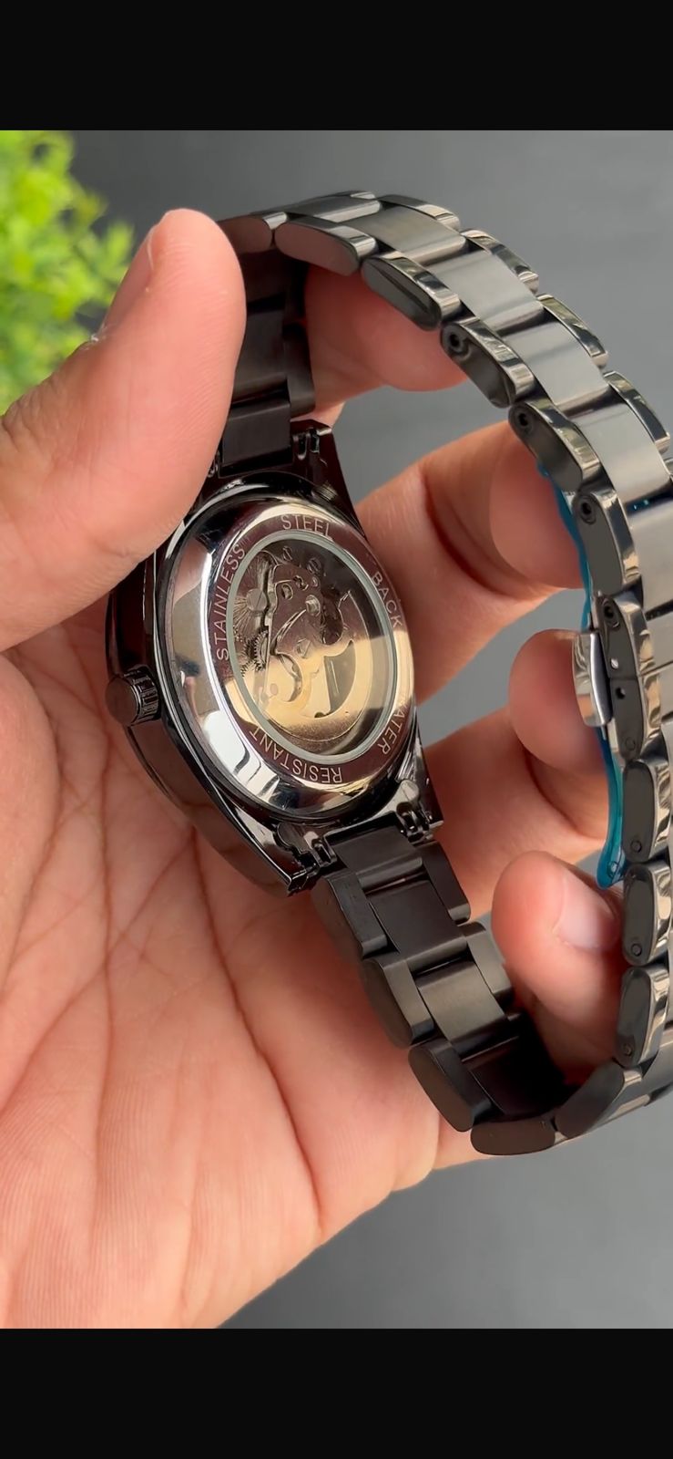 Luxury Skeleton Automatic Men’s Watch | Open Dial Mechanical Design | Premium Stainless Steel
